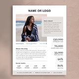 media kit template