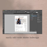 photoshop media kit template