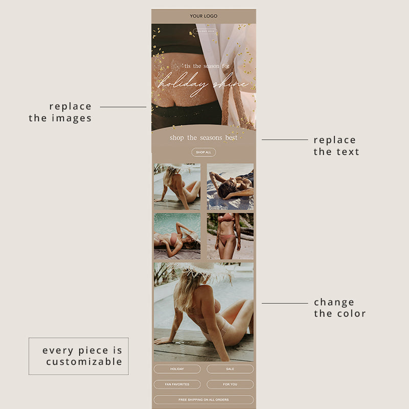 ecommerce klaviyo email template