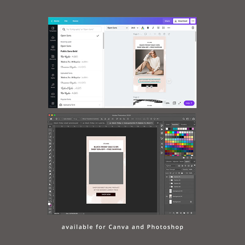 black friday email templates
