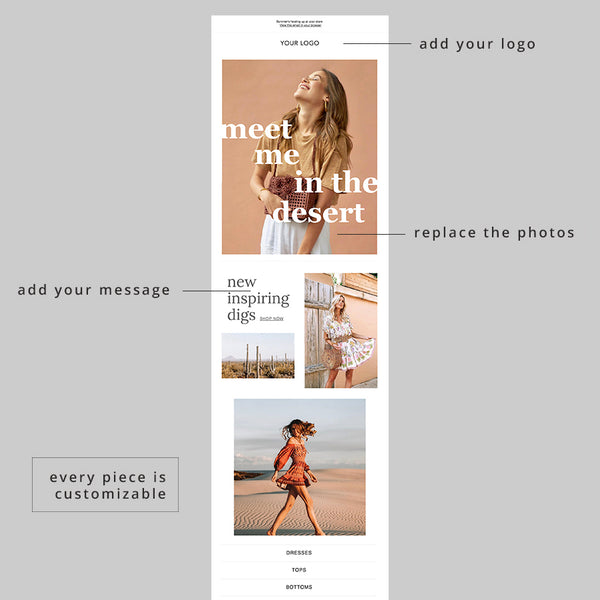 klaviyo email template