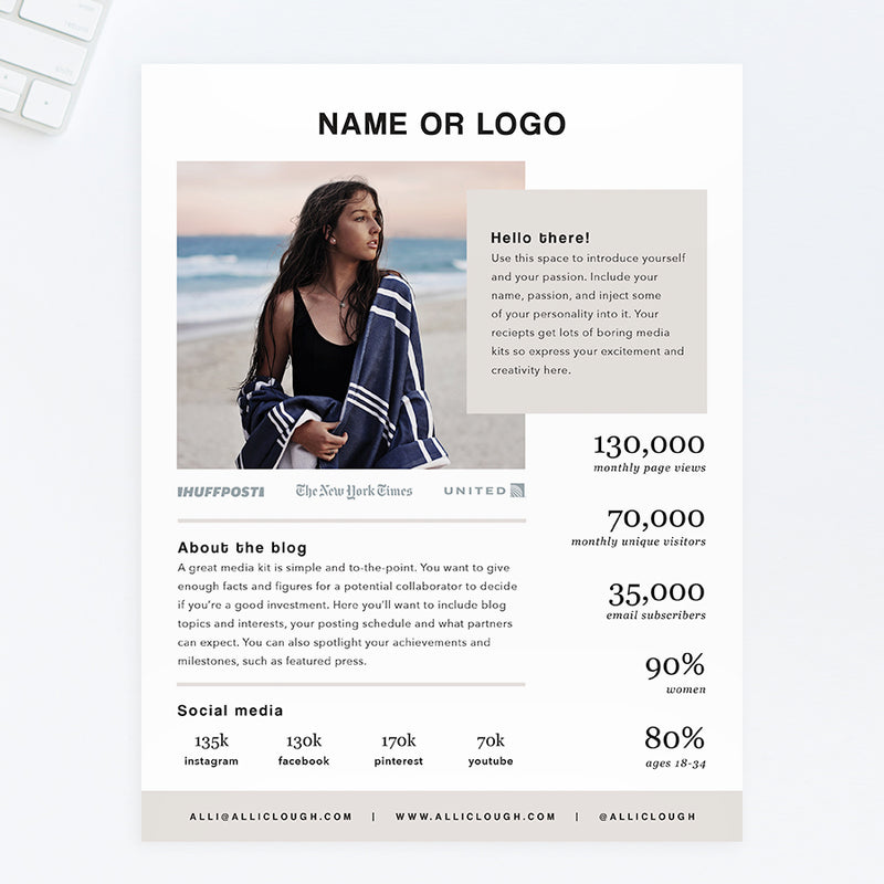 media kit template download