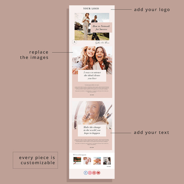 klaviyo email template