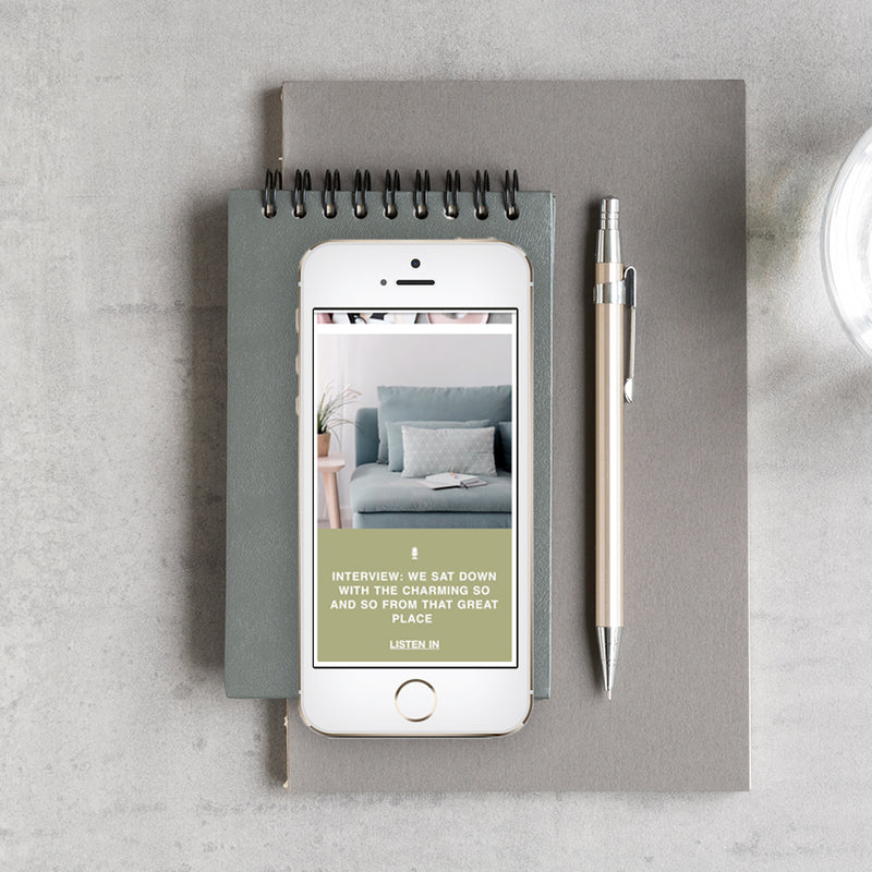 Colorblock Email Template for Bloggers