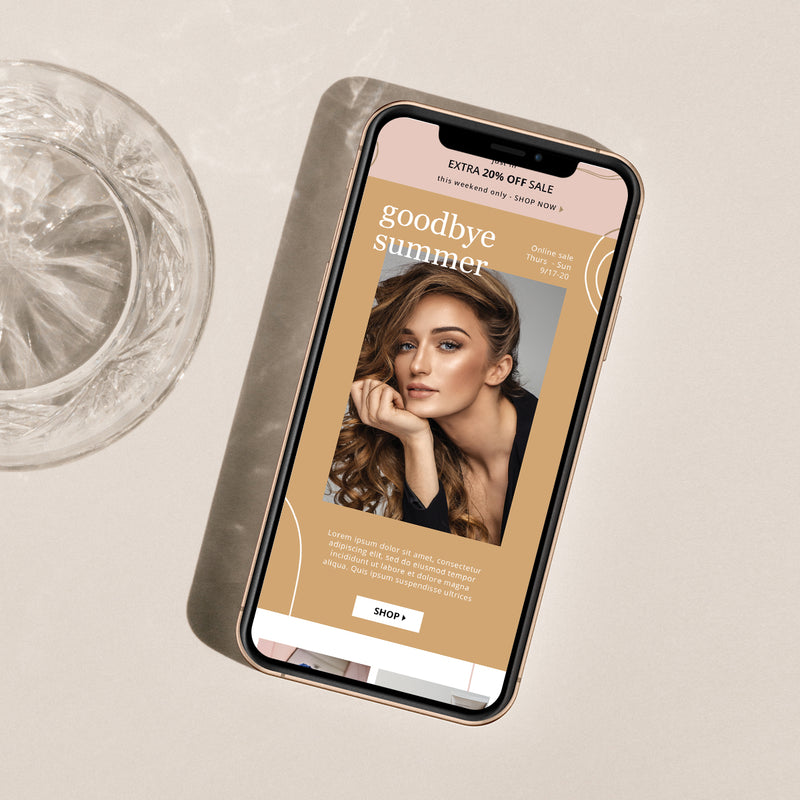 klaviyo email template