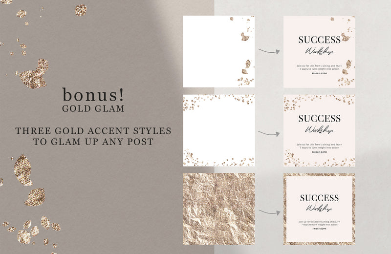 Blush Vibes Instagram Template Pack