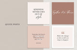 Blush Vibes Instagram Template Pack