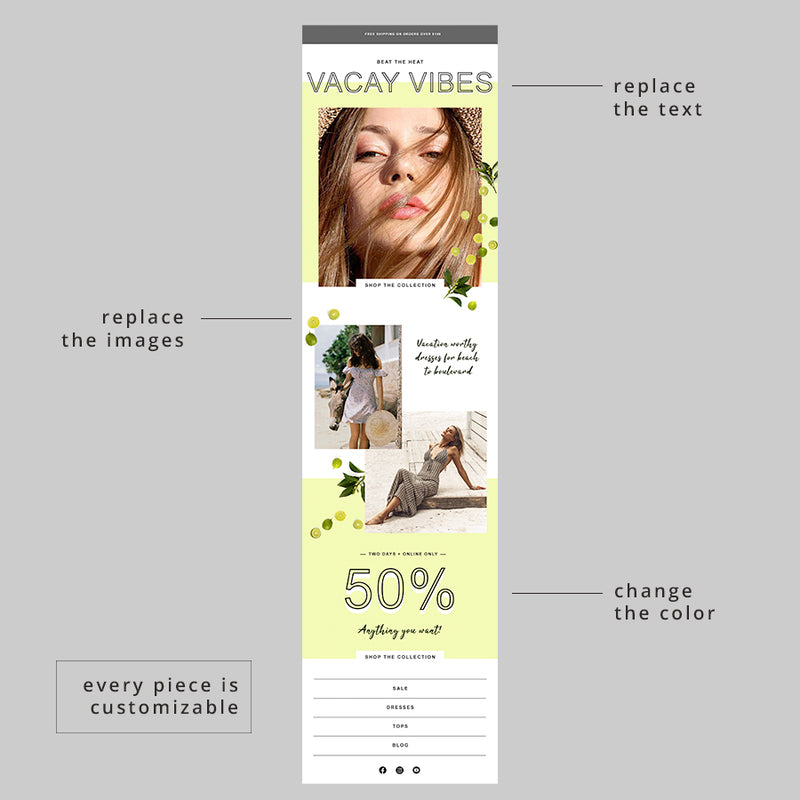 klaviyo email templates