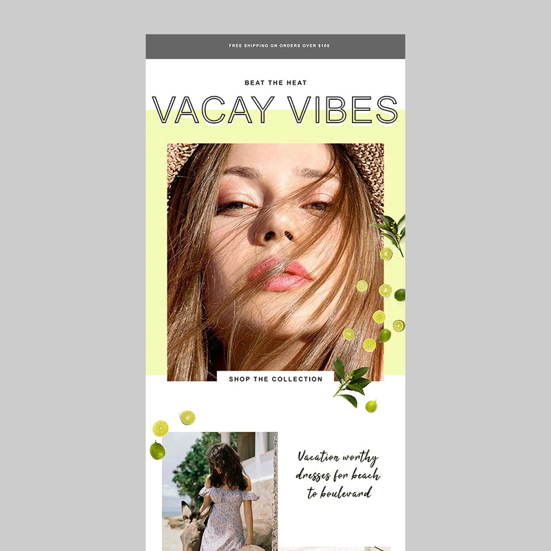 klaviyo email template