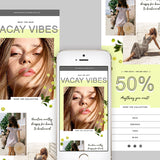 klaviyo custom email template